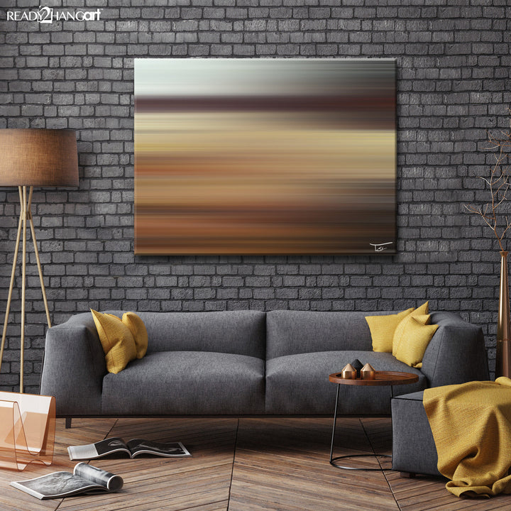 Blur Stripes LVIII' Wrapped Canvas Wall Art