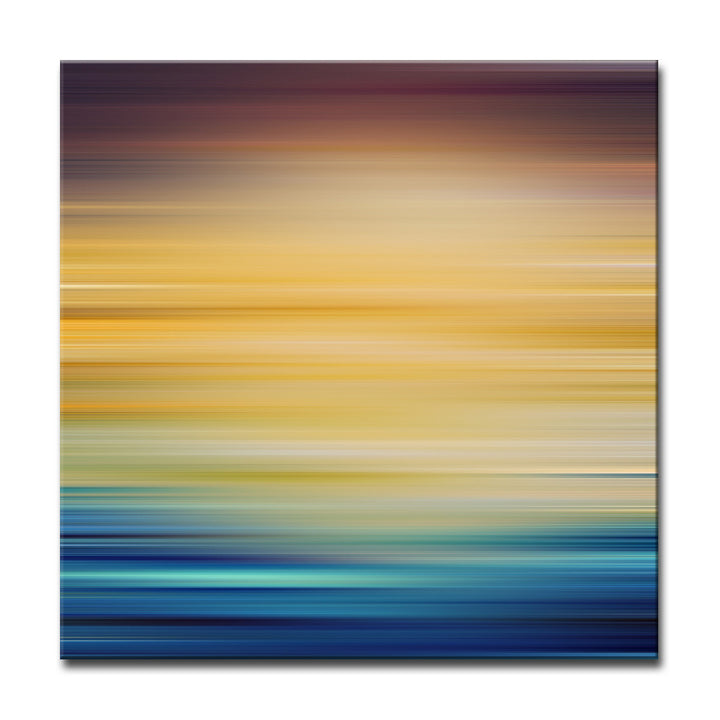 Blur Stripes V' Wrapped Canvas Wall Art