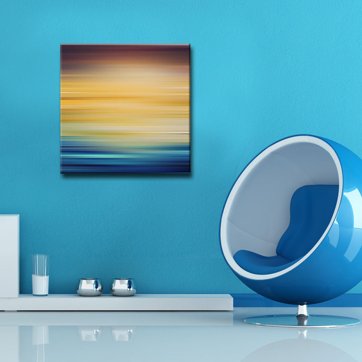 Blur Stripes V' Wrapped Canvas Wall Art