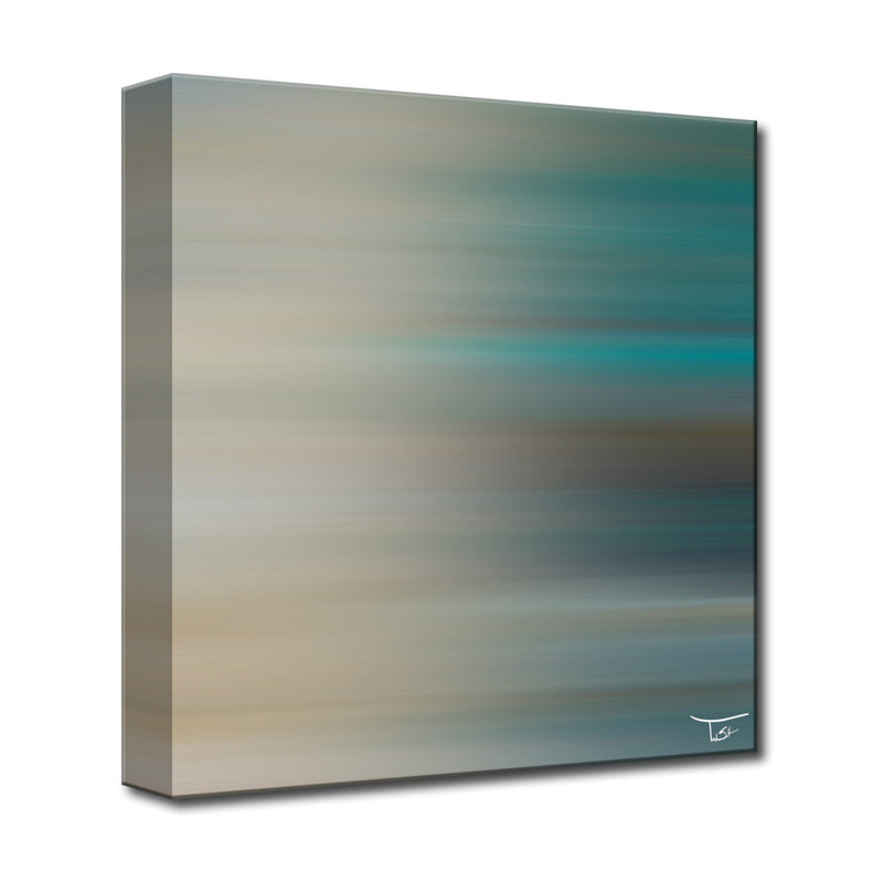 Blur Stripes LX' Wrapped Canvas Wall Art
