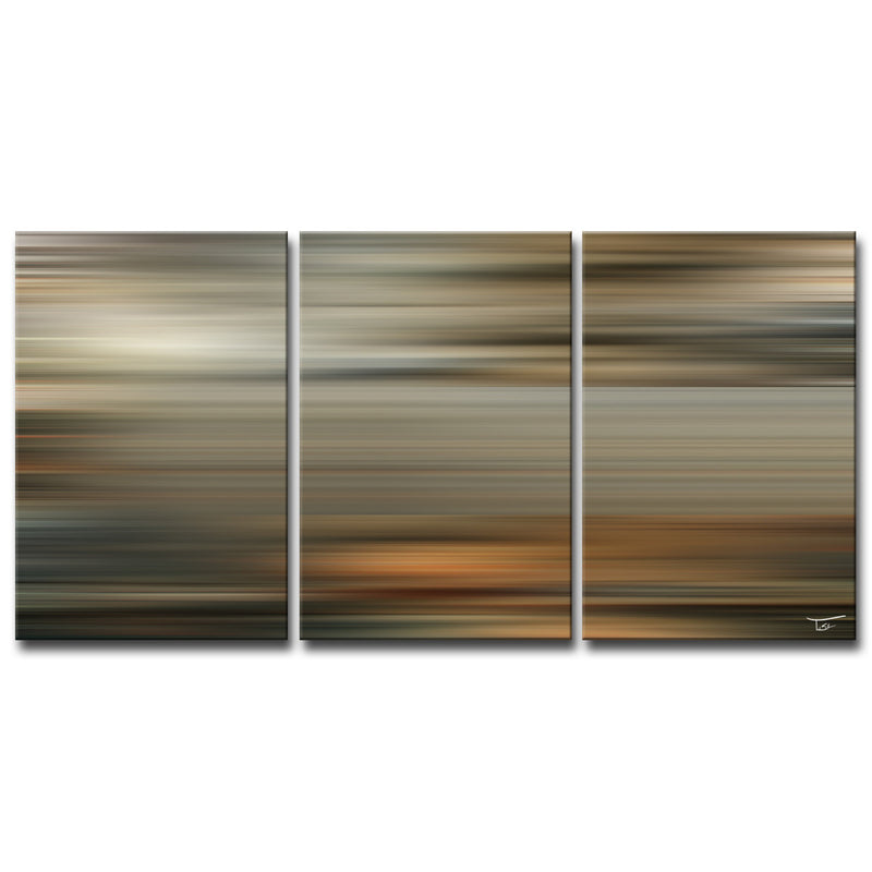 Blur Stripes LXI' Wrapped Canvas Wall Art Set