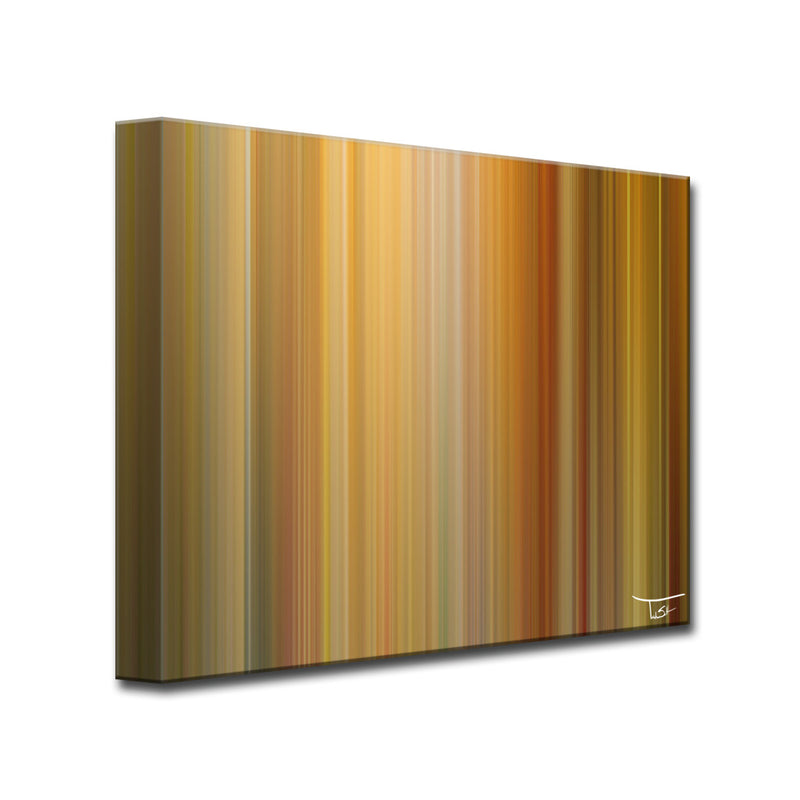 Blur Stripes LXV' Wrapped Canvas Wall Art