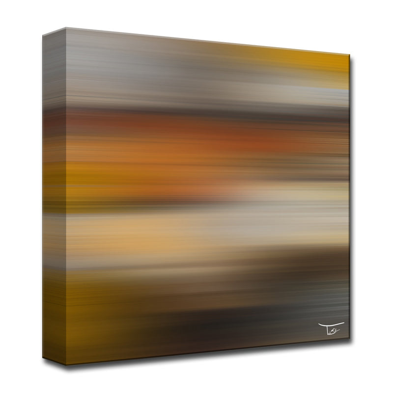 Blur Stripes LXVII' Wrapped Canvas Wall Art