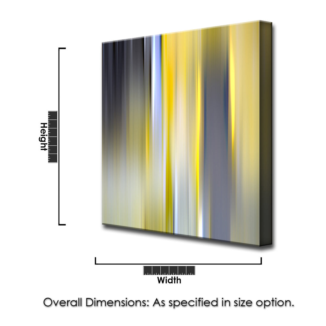 Blur Stripes VI' Wrapped Canvas Wall Art