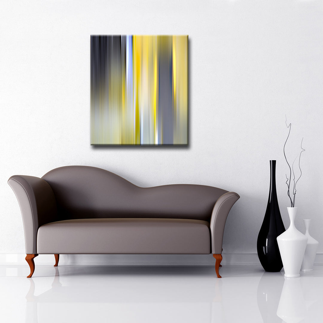 Blur Stripes VI' Wrapped Canvas Wall Art