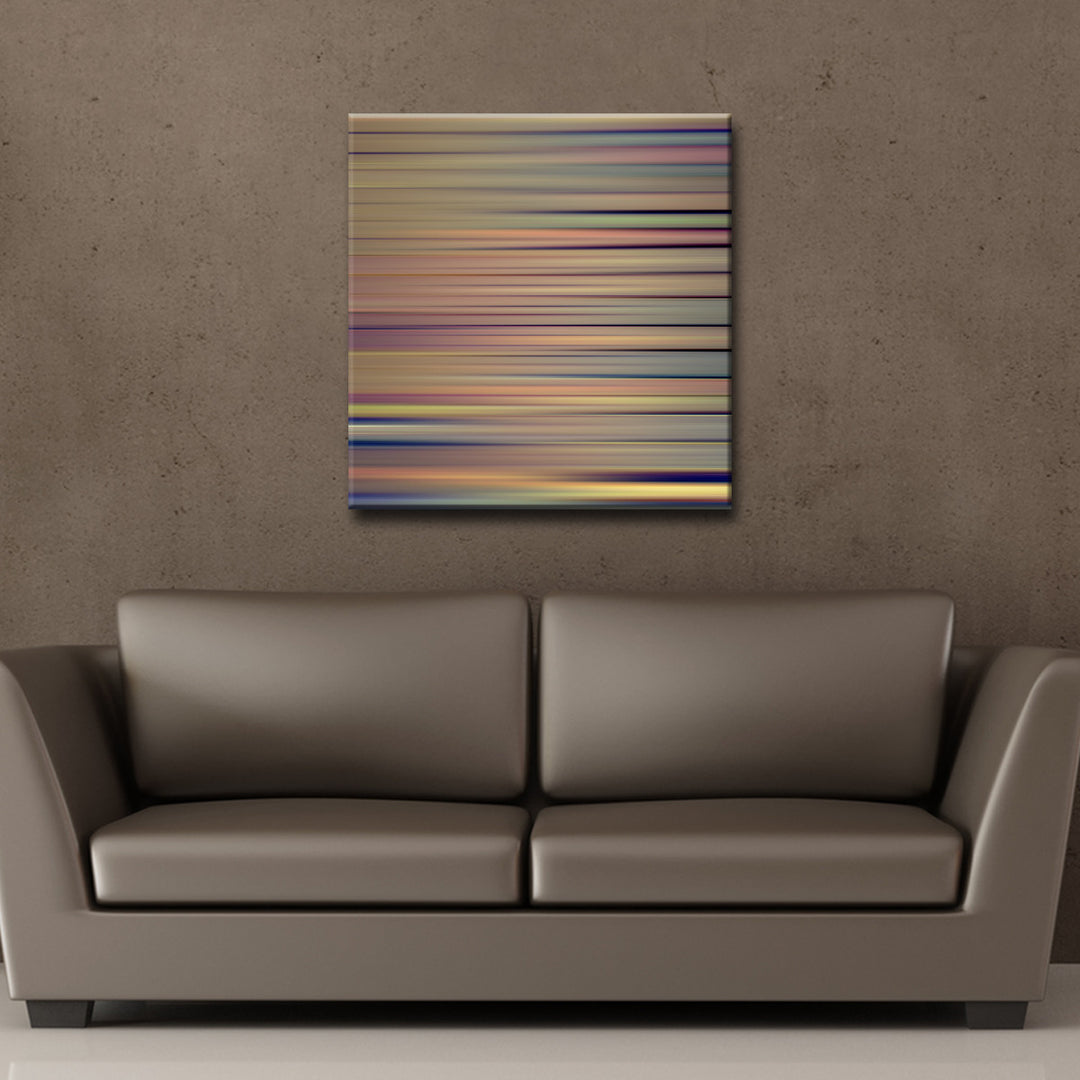 Blur Stripes VIII' Wrapped Canvas Wall Art