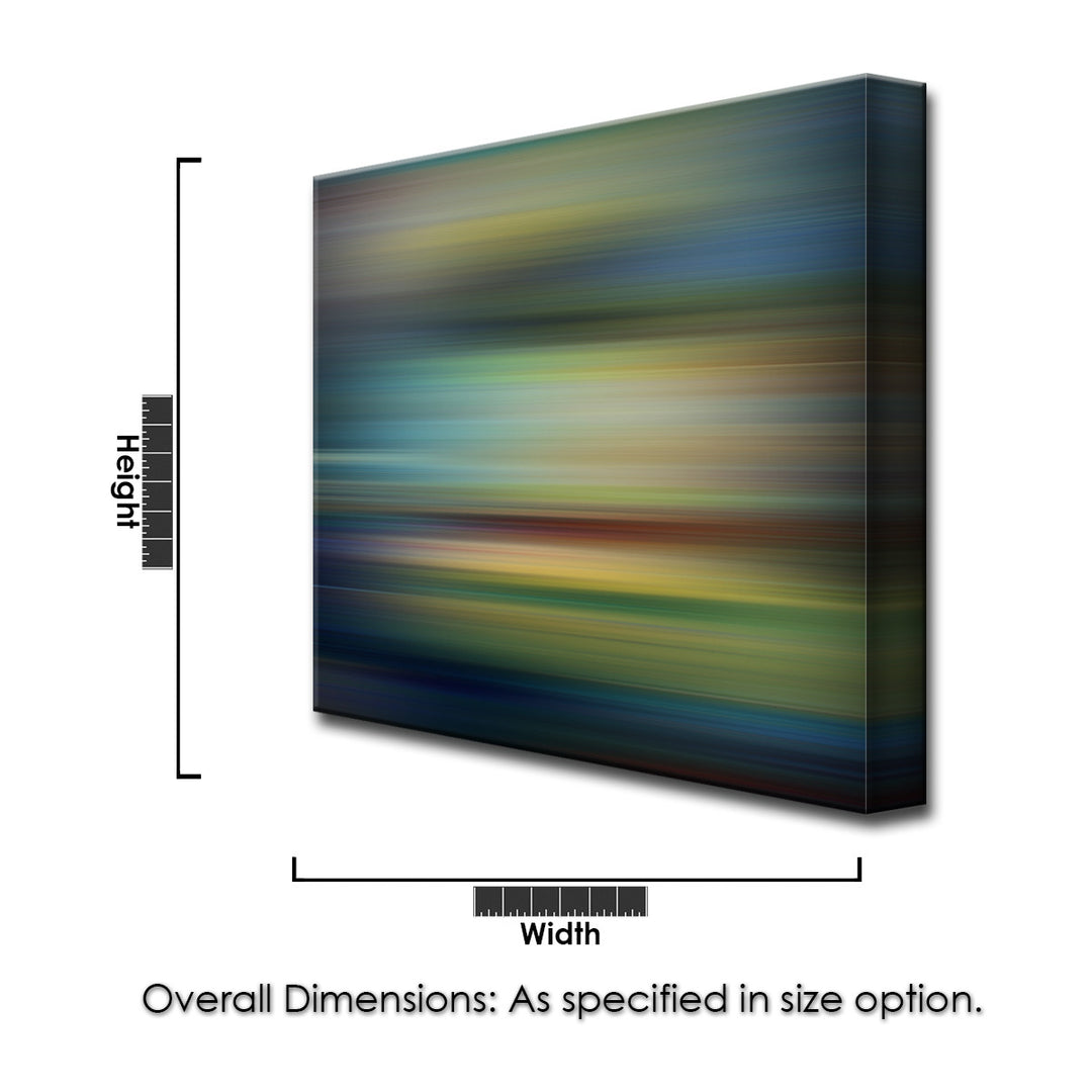 Blur Stripes' Wrapped Canvas Wall Art