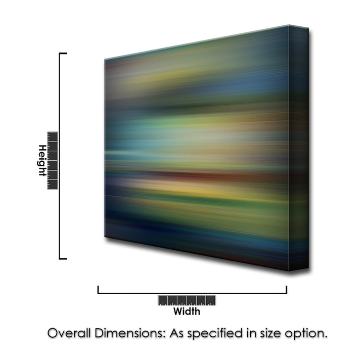 Blur Stripes' Wrapped Canvas Wall Art