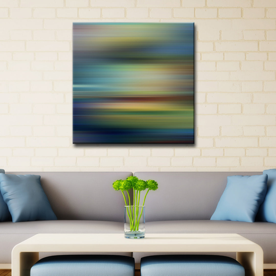 Blur Stripes' Wrapped Canvas Wall Art