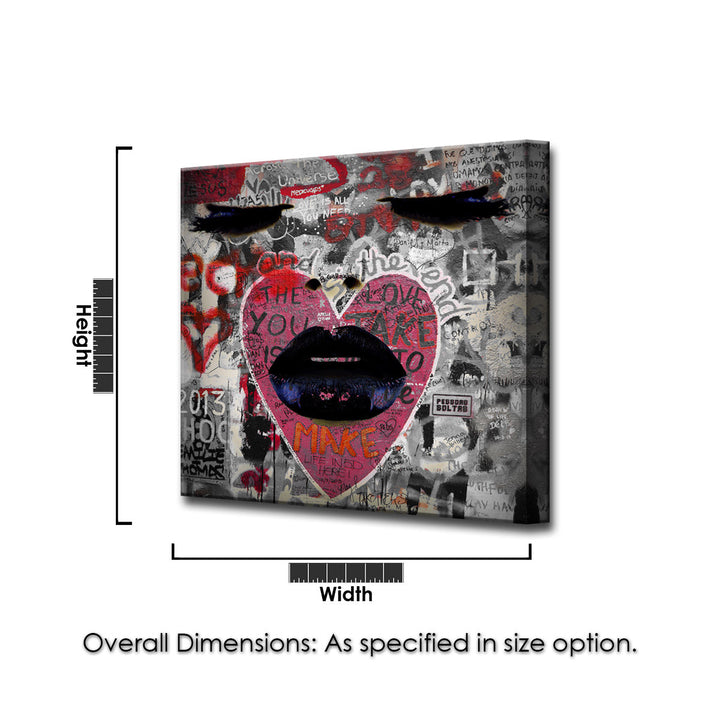 Urban Fashion XXXV' Wrapped Canvas Wall Art
