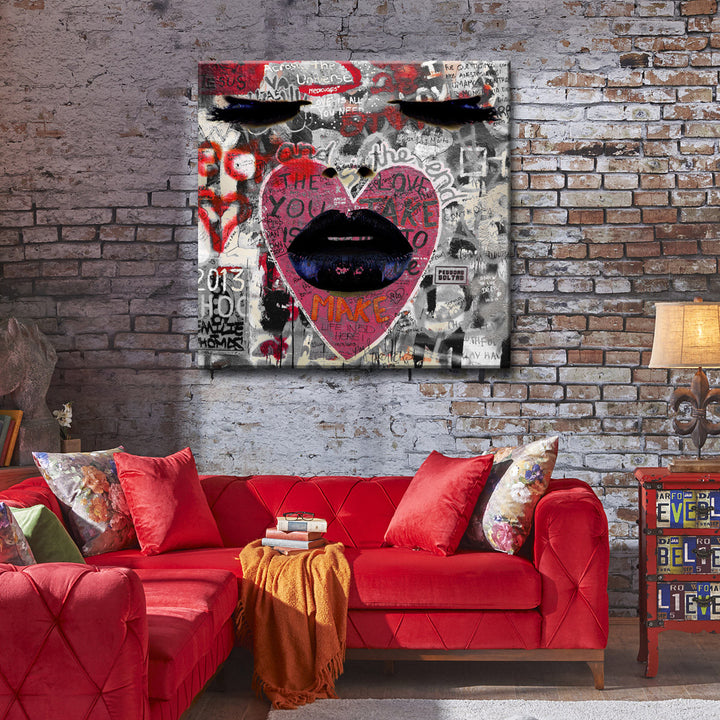 Urban Fashion XXXV' Wrapped Canvas Wall Art