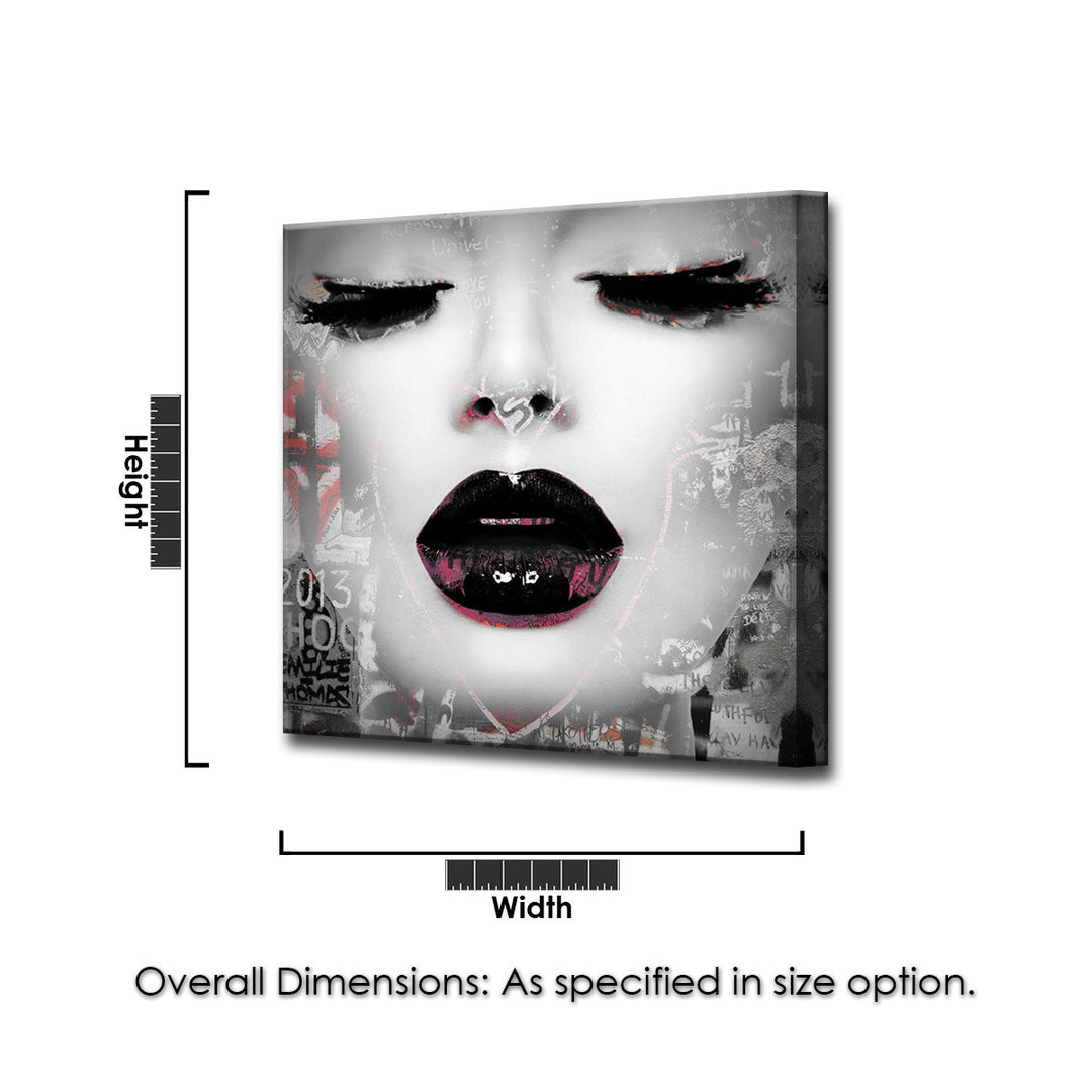 Urban Fashion XXXV-C' Wrapped Canvas Wall Art
