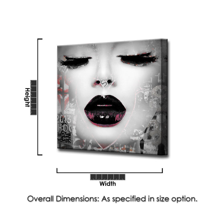 Urban Fashion XXXV-C' Wrapped Canvas Wall Art
