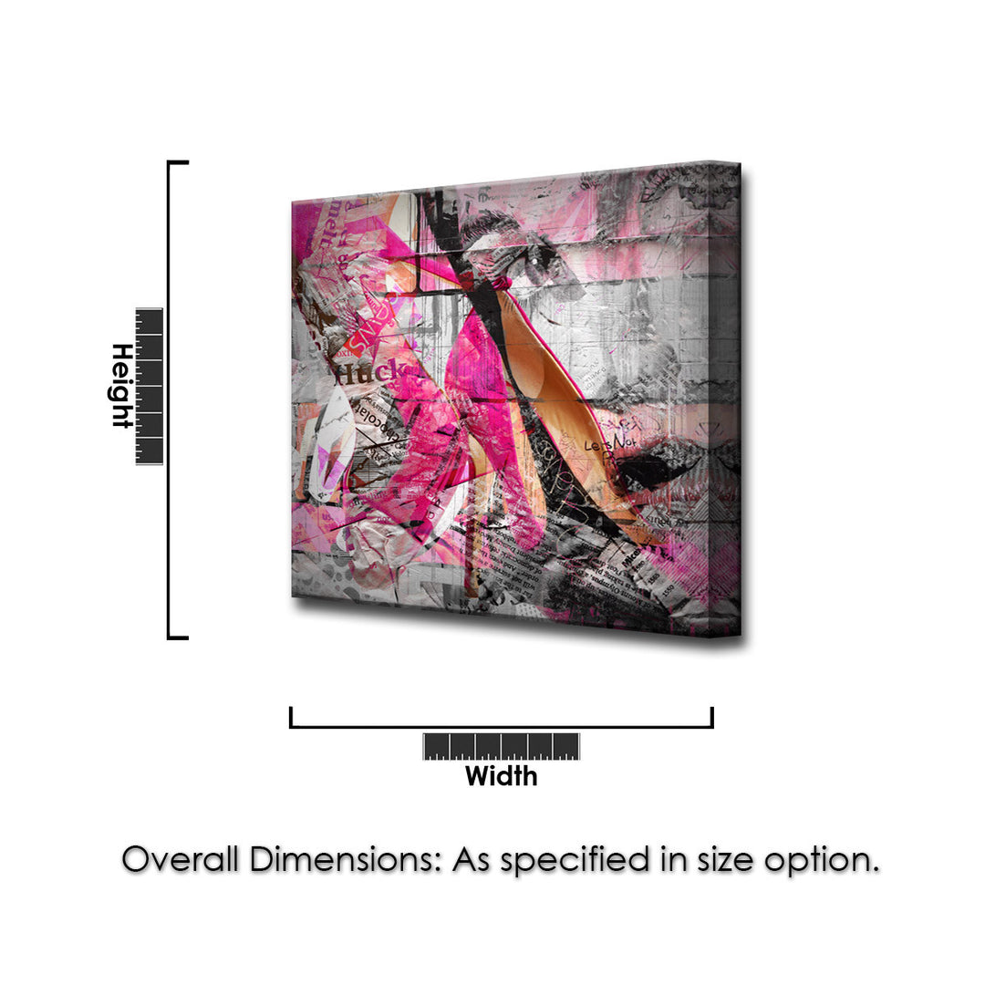 Urban Fashion XXXVIII' Wrapped Canvas Wall Art