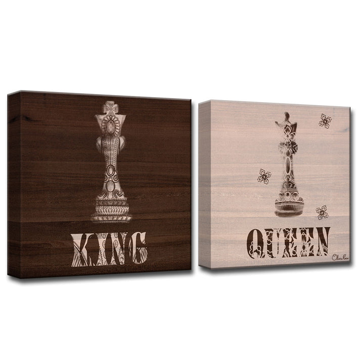 King & Queen'  2-PC Canvas Art Set