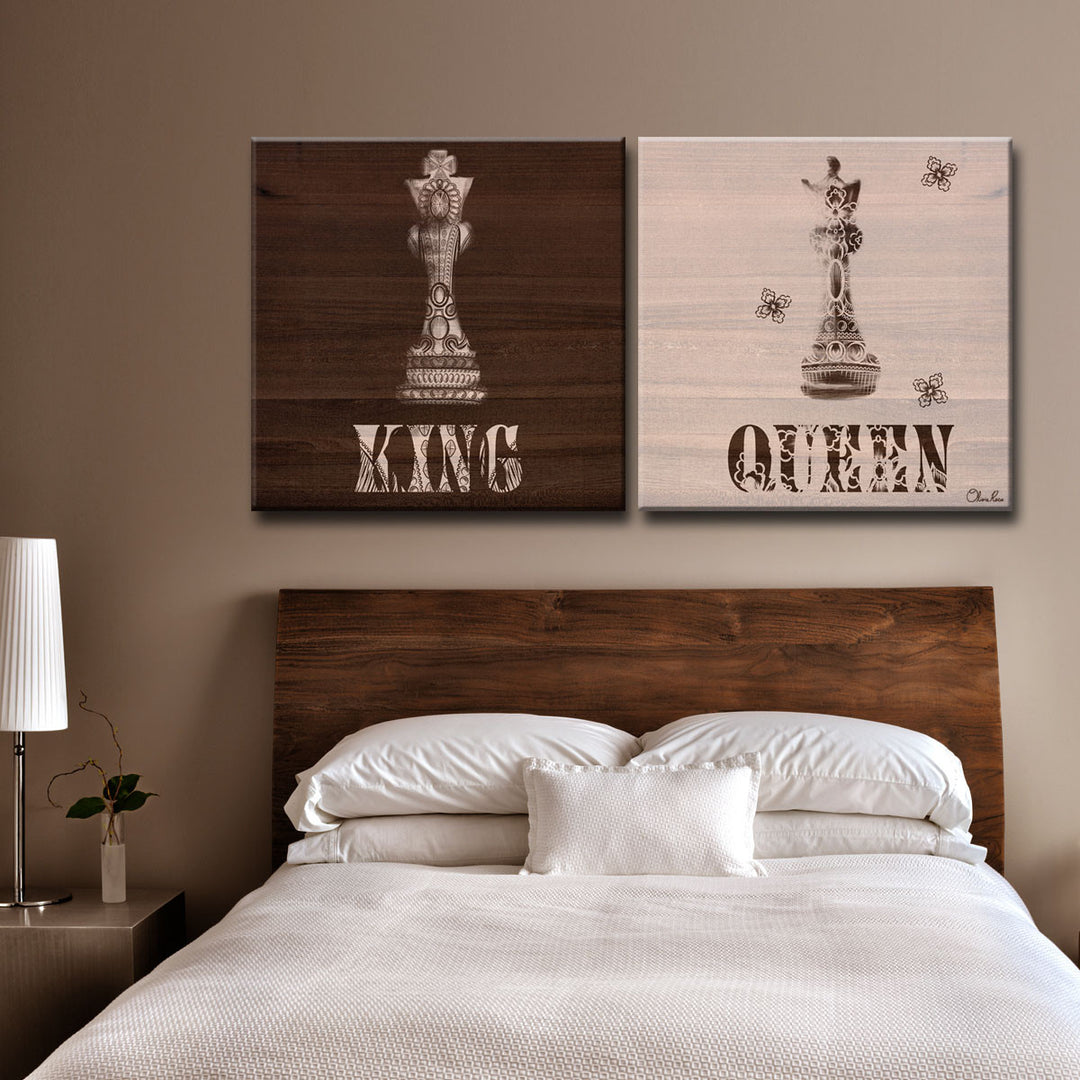 King & Queen'  2-PC Canvas Art Set