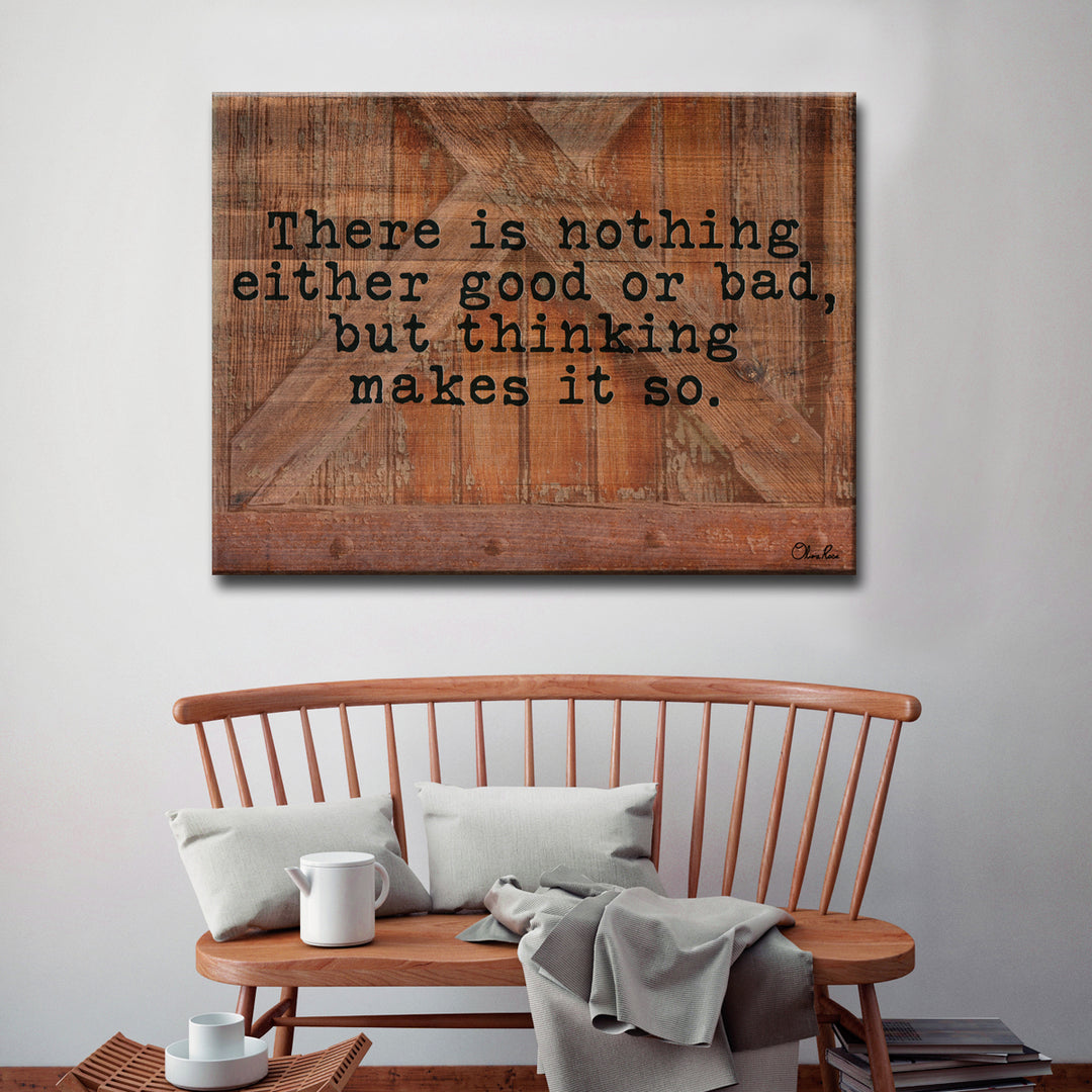 'William Shakespeare - Thoughts'  Canvas Art