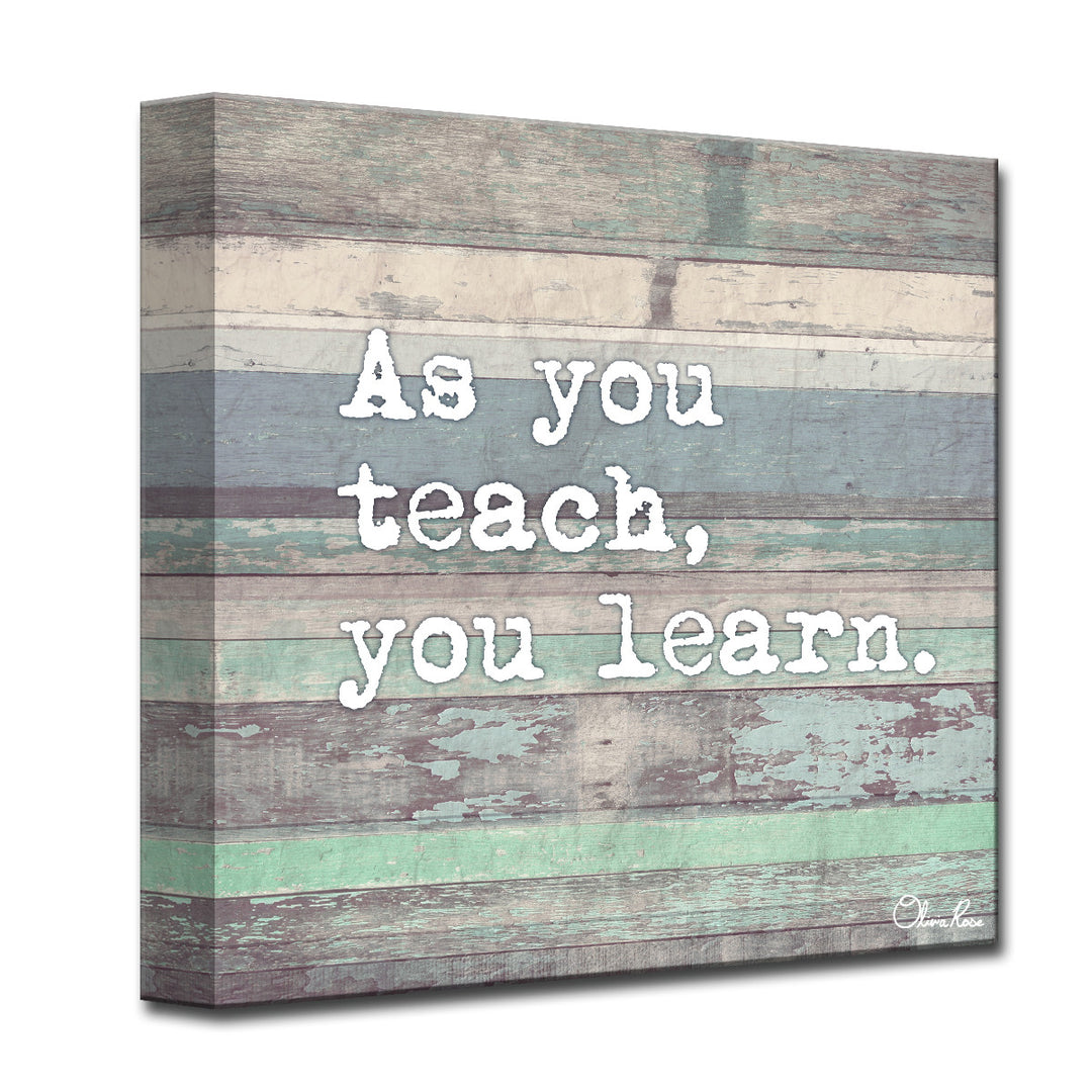Teach & Learn' Inspirational Art
