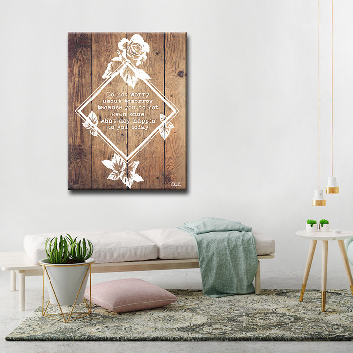 Don't Worry' Inspirational Wall Art