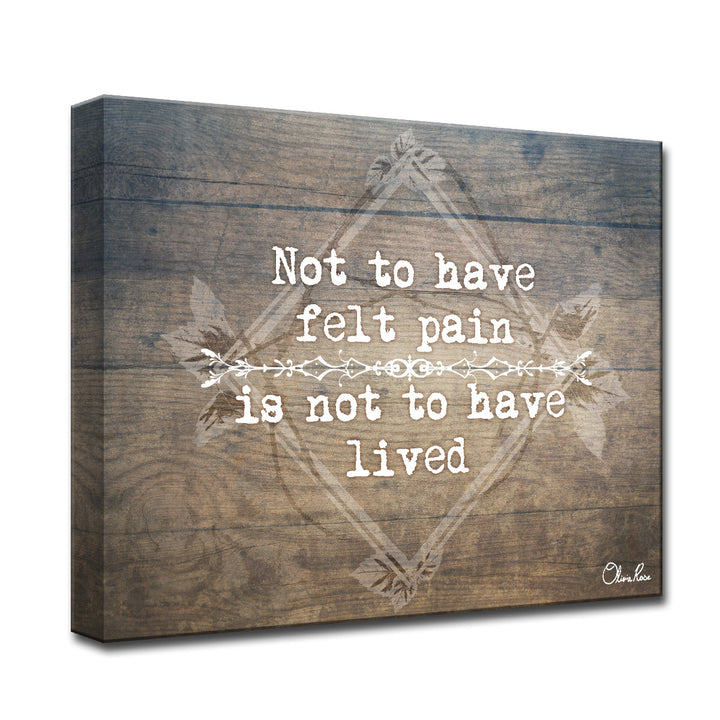 'Live' Inspirational Canvas Art