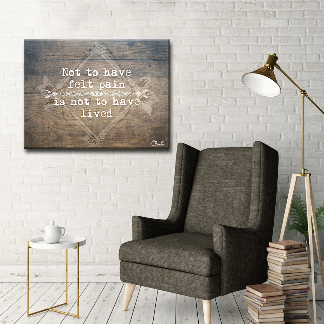 'Live' Inspirational Canvas Art