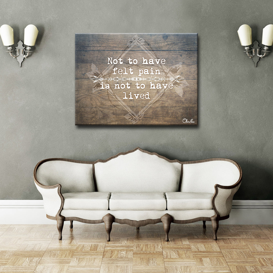 'Live' Inspirational Canvas Art