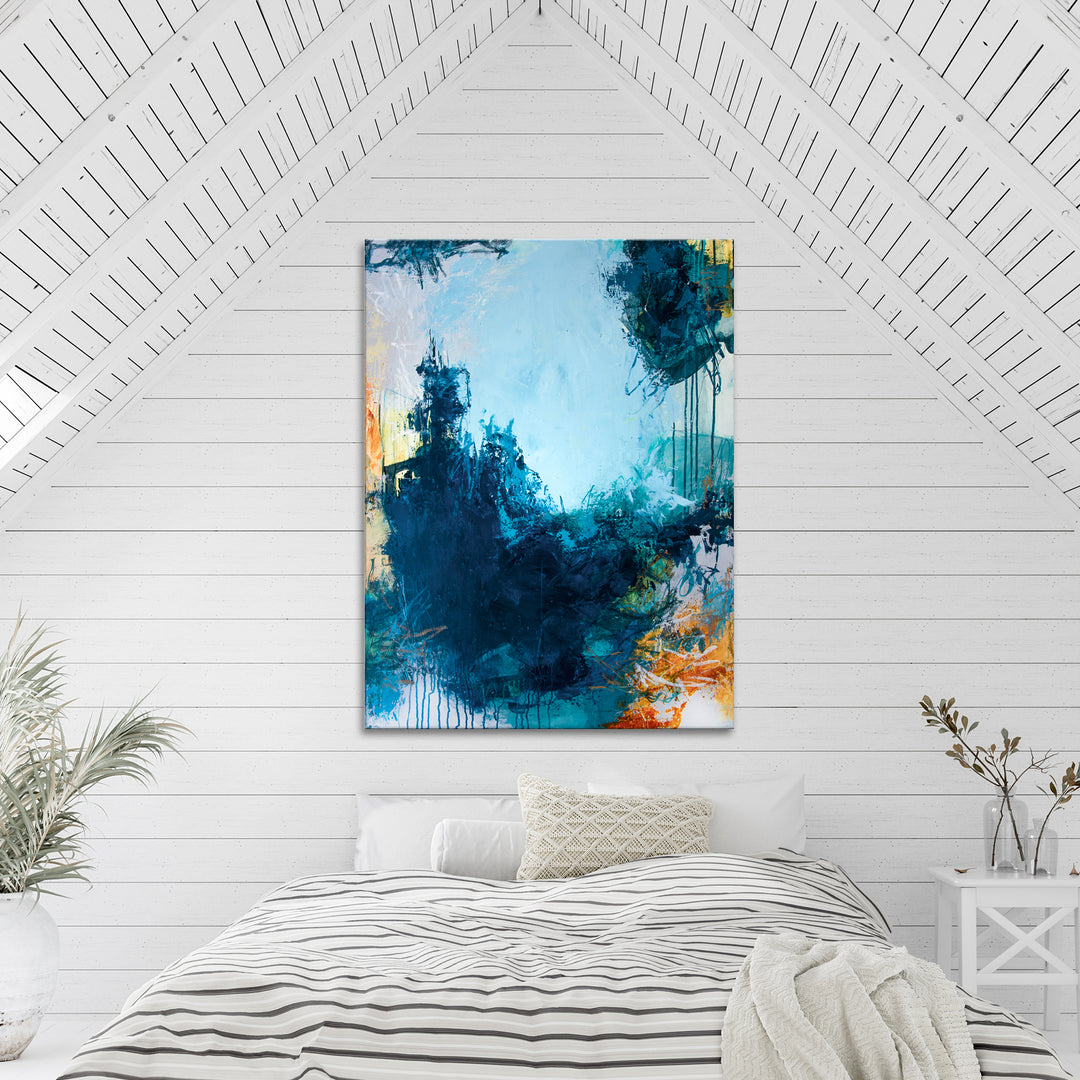 'Pools of Grace' Wrapped Canvas Wall Art
