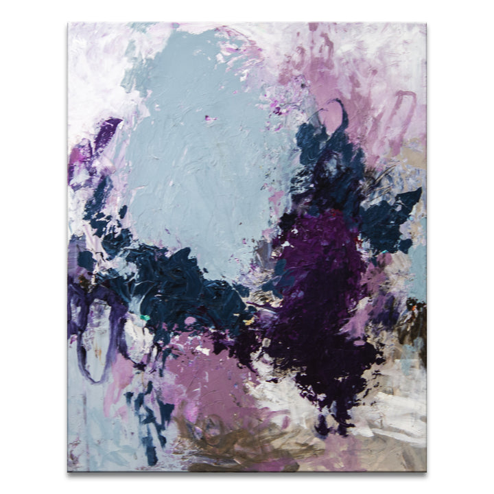 'Vineyard Vibe' Wrapped Canvas Wall Art