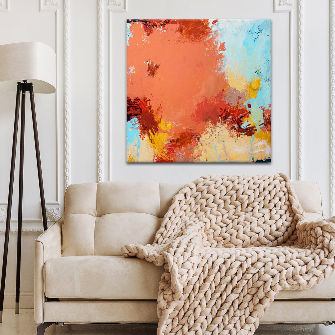 'April’s Warmth' Wrapped Canvas Wall Art