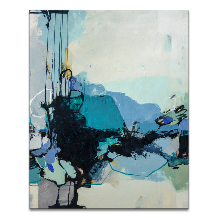 'Riding the Wave' Wrapped Canvas Wall Art