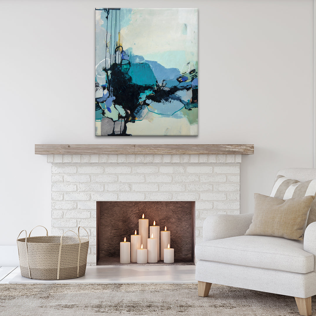 'Riding the Wave' Wrapped Canvas Wall Art