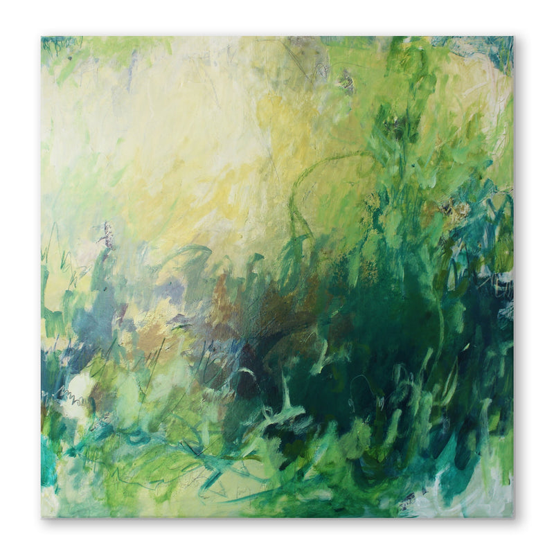 One of a Kind Original 'Green Surroundings' by Tammy Keller