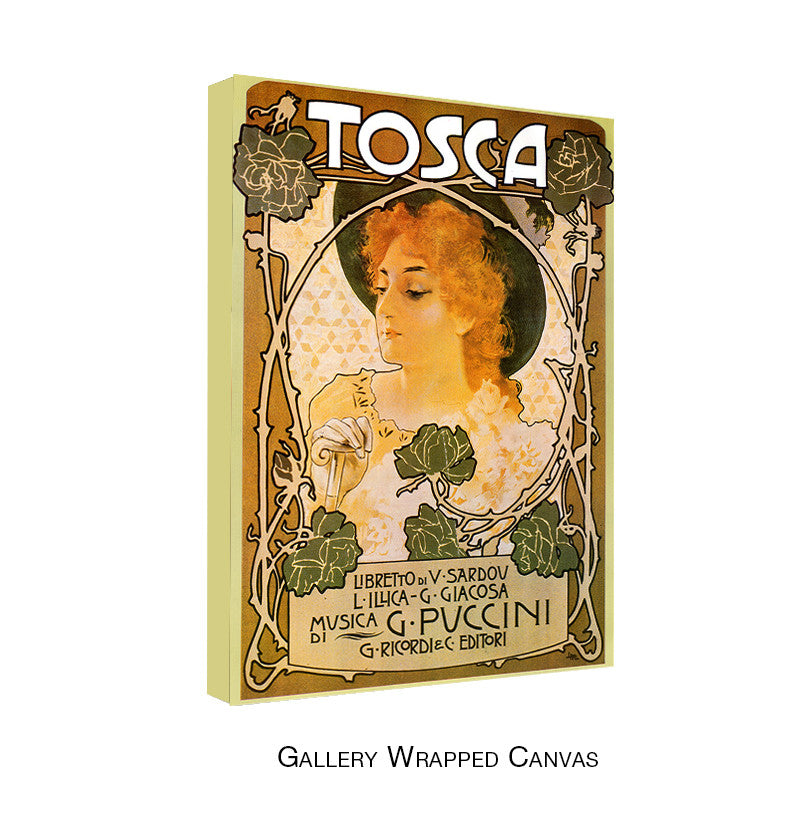 Vintage Tosca by Leopoldo Metlicovitz Wrapped Canvas Wall Art