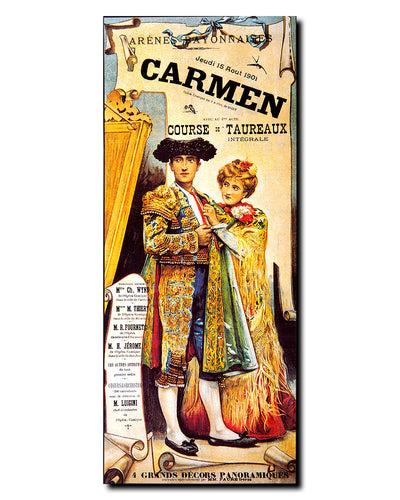 Vintage Carmen Wrapped Wrapped Canvas Wall Art