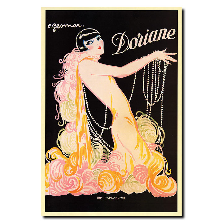 Vintage Doriane by E. Gesmar Wrapped Wrapped Canvas Wall Art
