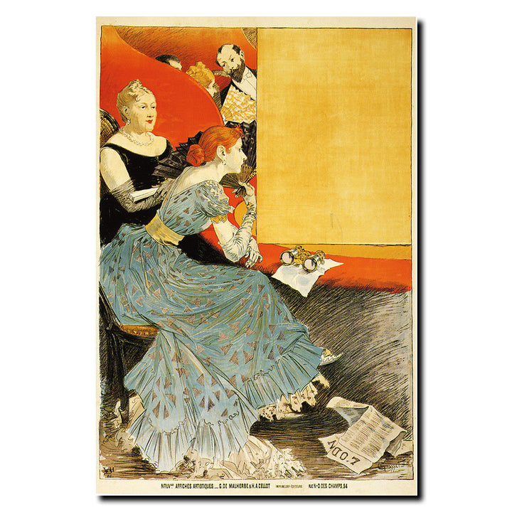 Vintage L'Odeon by Eugene Grasset Wrapped Wrapped Canvas Wall Art
