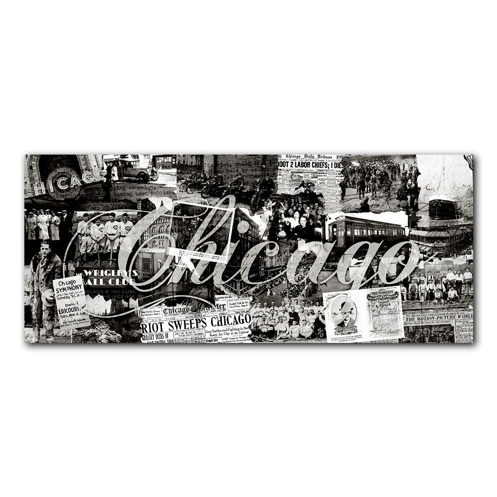 'Chicago' Wrapped Canvas Wall Art