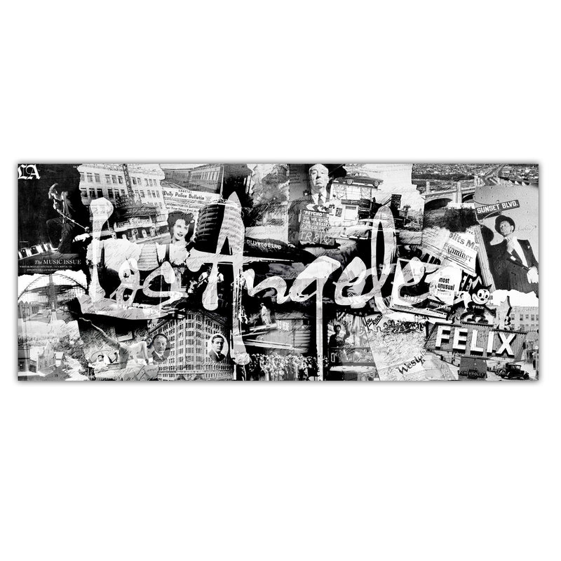 'Los Angeles' Wrapped Canvas Wall Art