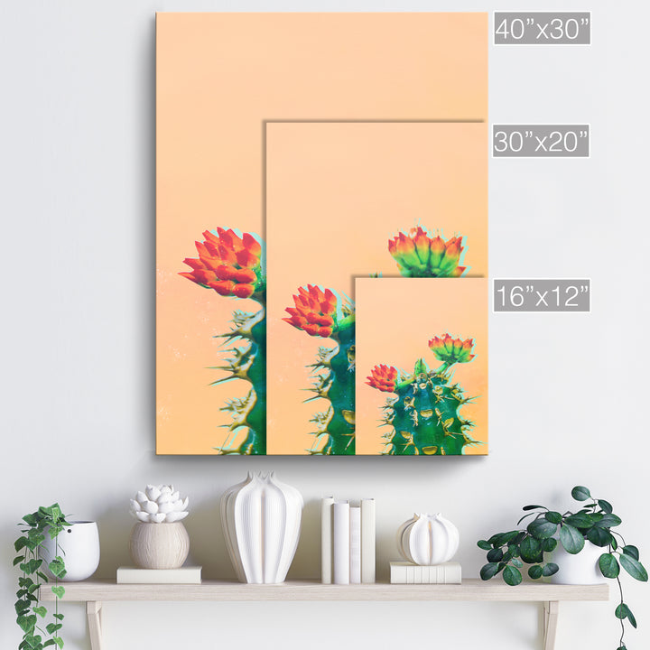 'Color Me Cactus'  Succulent Wall Art