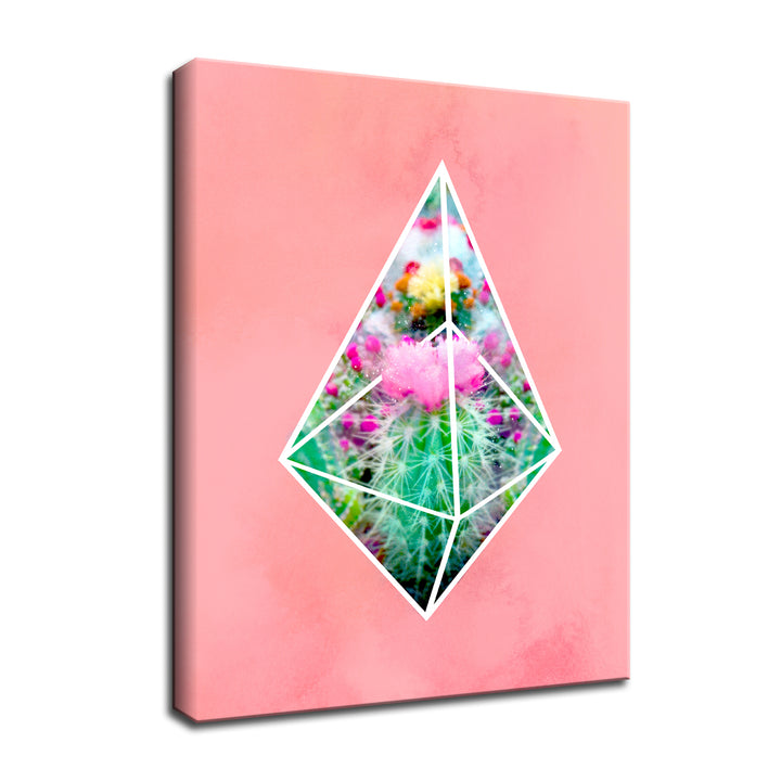 'Terrarium Pink'  Succulent Wall Art