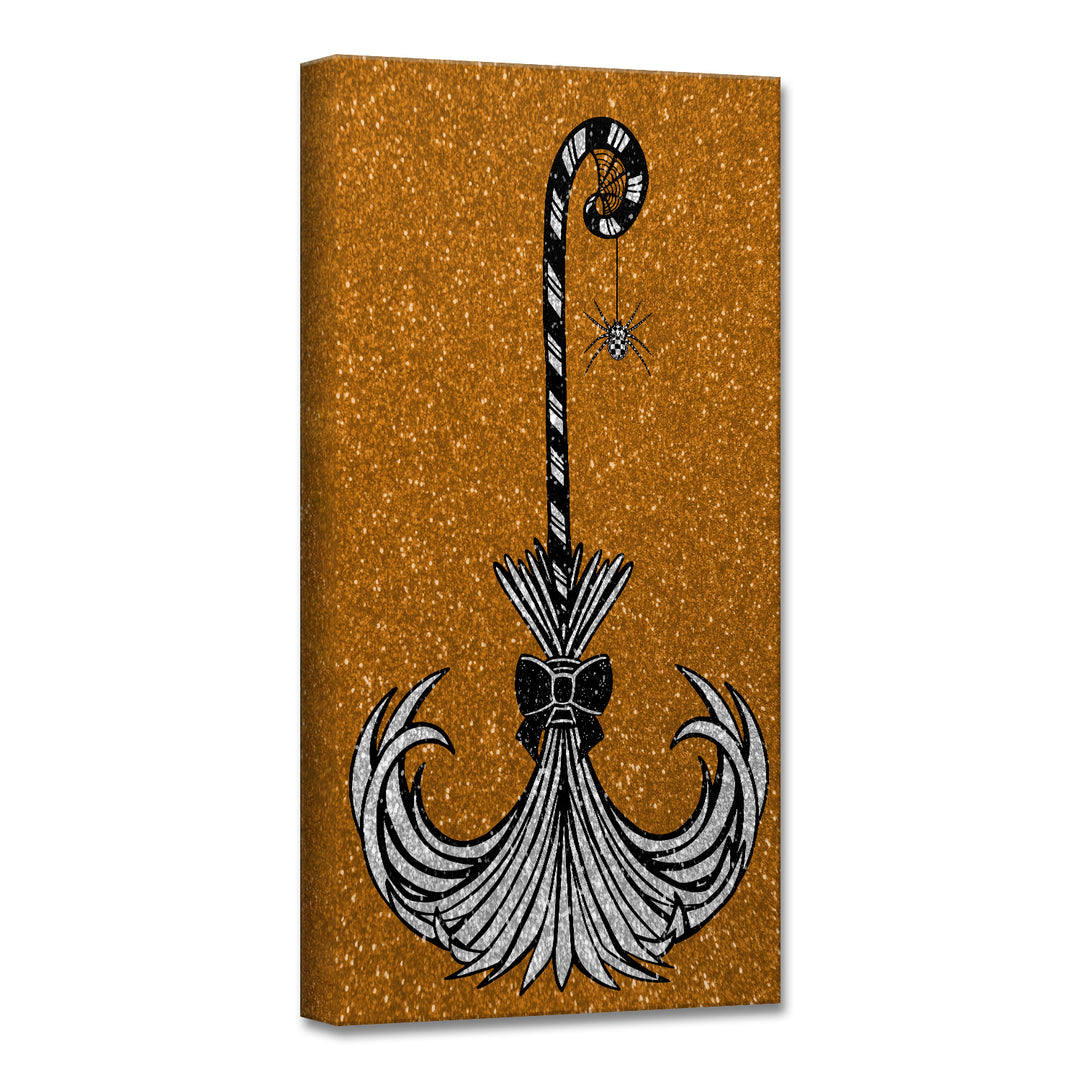 'Glam Broomstick I' Halloween  Wall Art