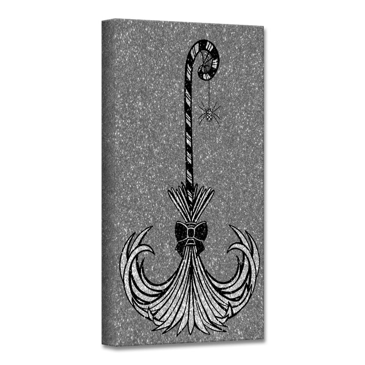 'Glam Broomstick I' Halloween  Wall Art