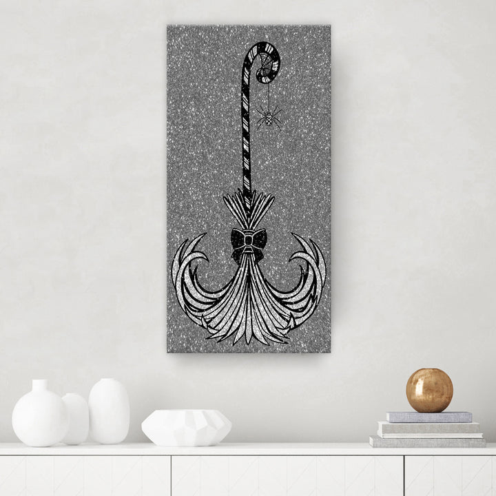 'Glam Broomstick I' Halloween  Wall Art