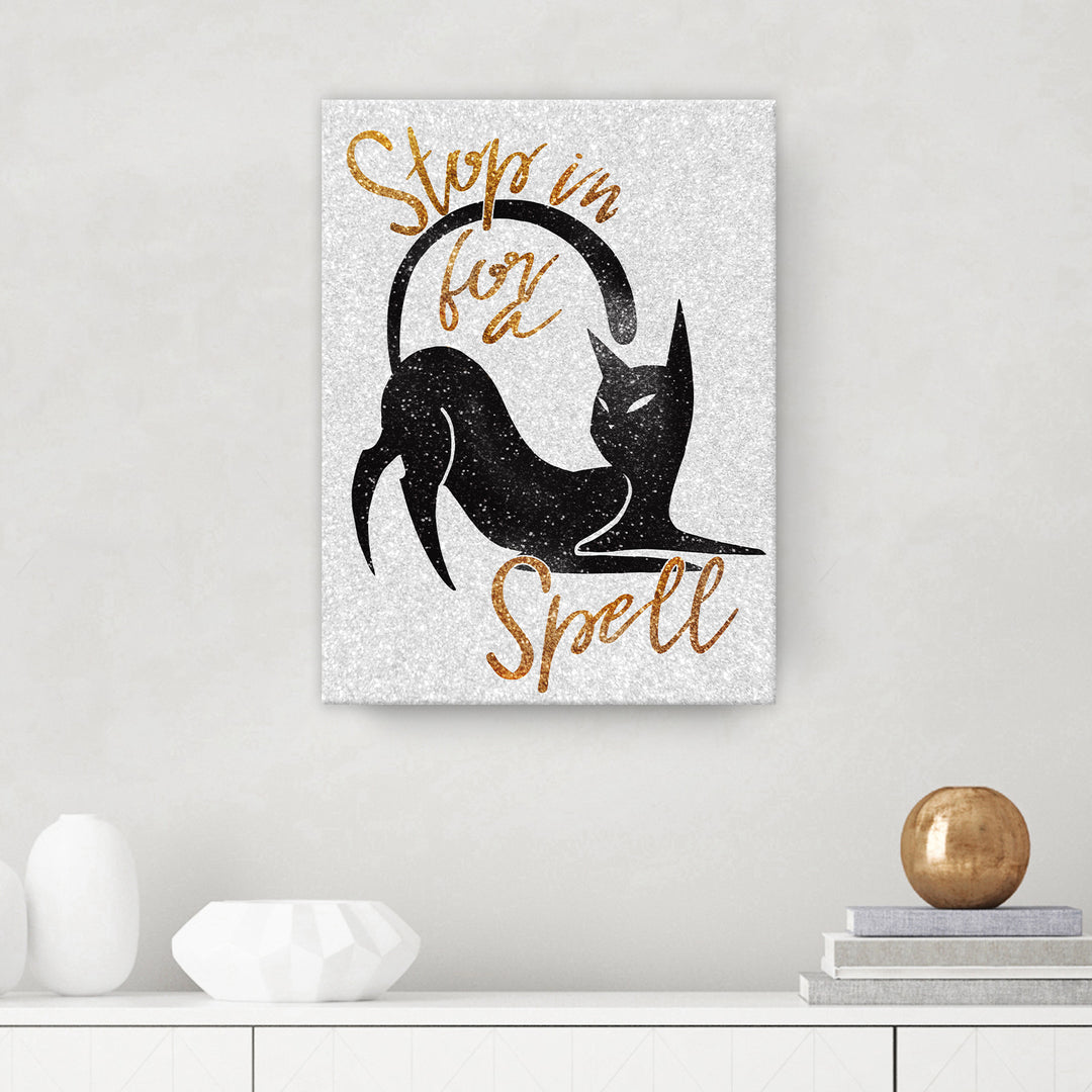'Glamoween Kitty III' Halloween  Wall Art