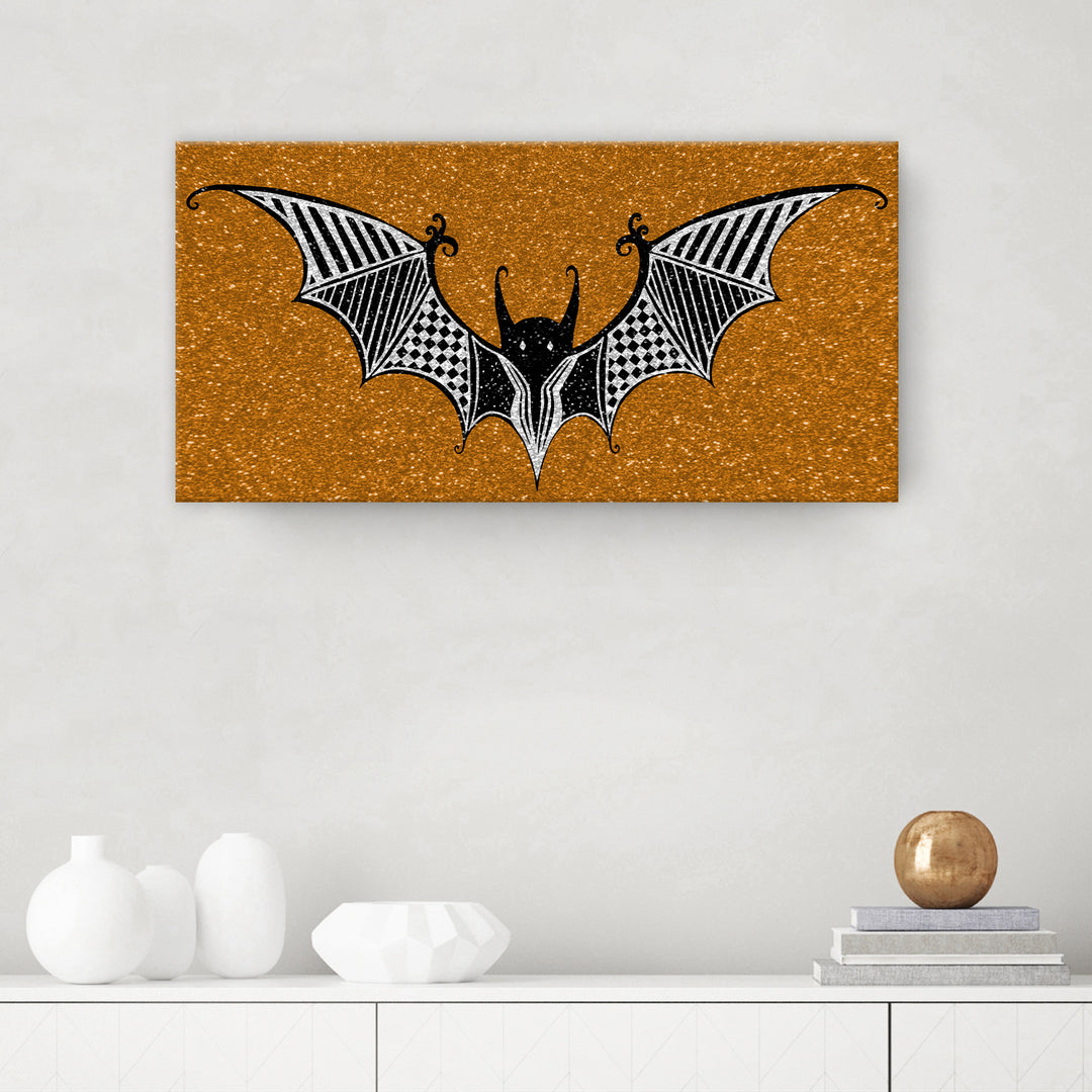 'Glamoween Bat I' Halloween  Wall Art