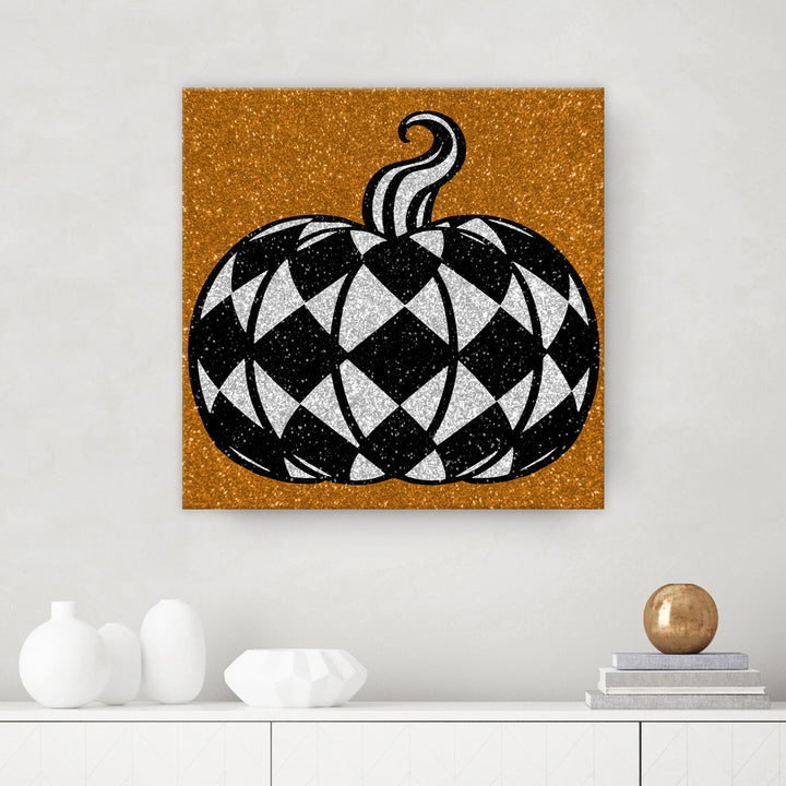 'Glamoween Pumpkin III' Halloween  Wall Art