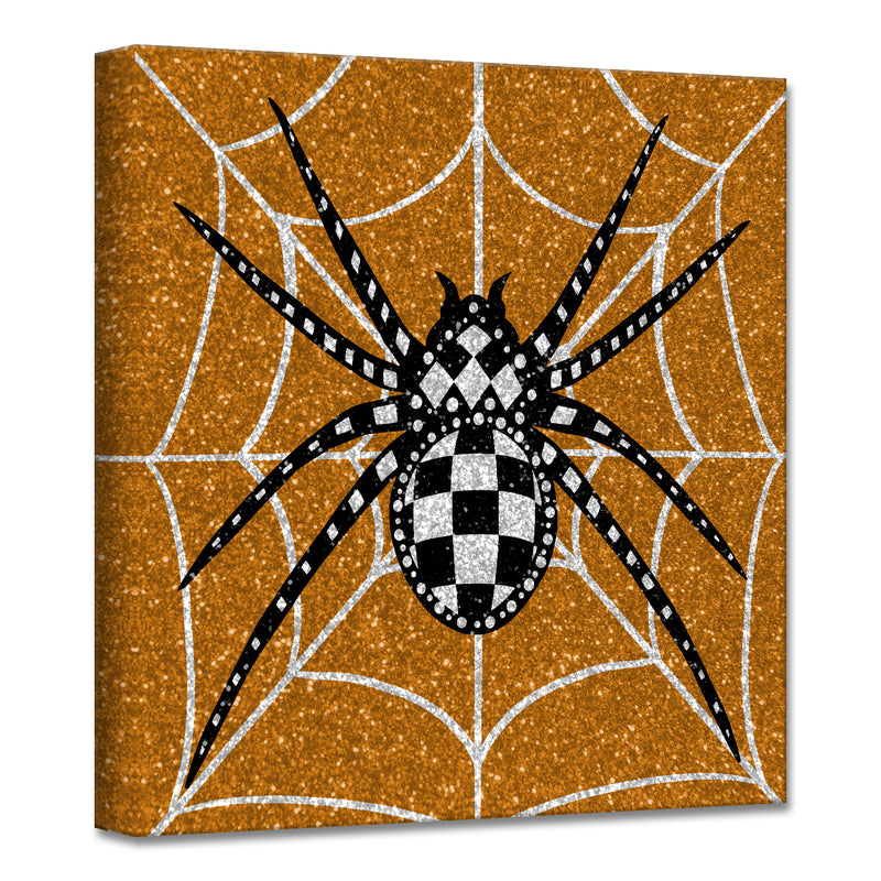 'Glamoween Spider I' Halloween  Wall Art
