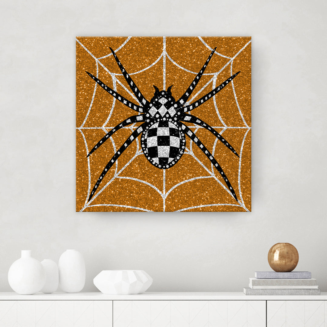 'Glamoween Spider I' Halloween  Wall Art