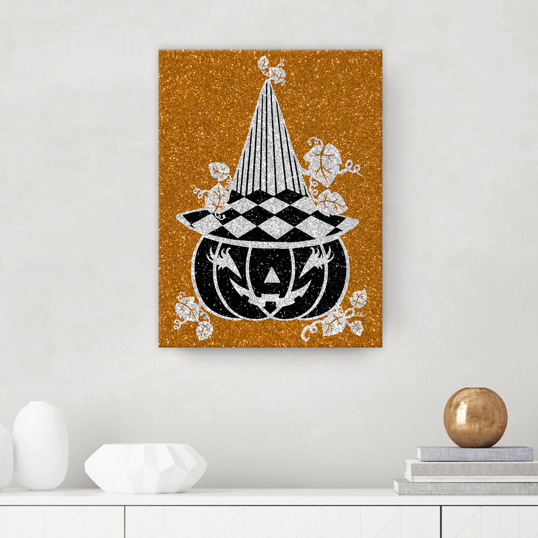 'Glamoween Pumpkin IV' Halloween  Wall Art
