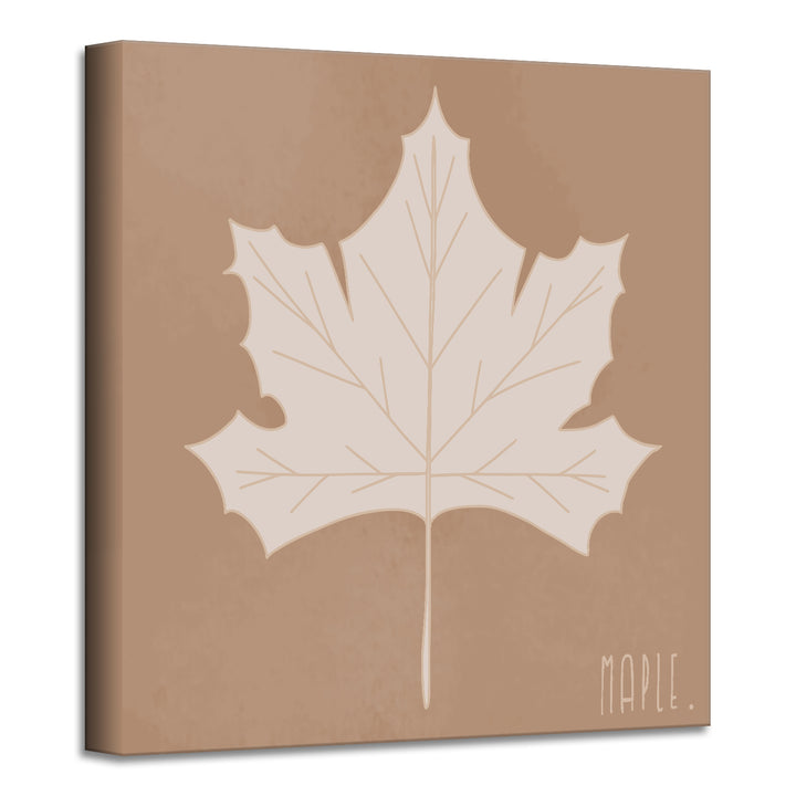 'Minimal Leaf I' Fall  Wall Art